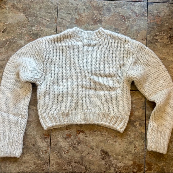 NWT Zara Limited Edition European Chunky Alpaca/Wool Blend Cardigan Small - Picture 2 of 5